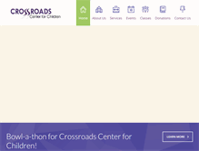 Tablet Screenshot of crossroadcenter.org